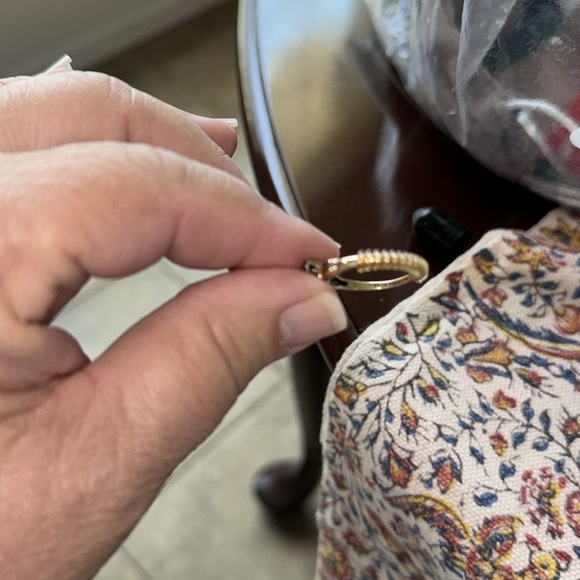 .25 carat diamond in 18K yellow gold - Picture 4 of 4